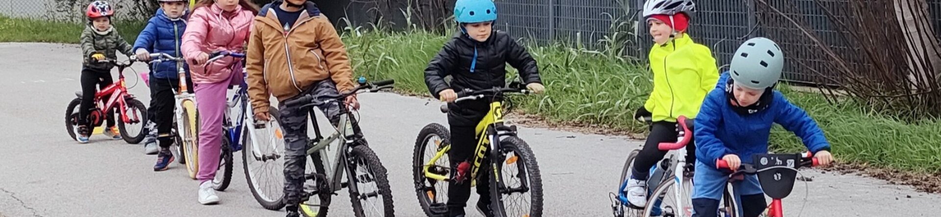 Riding technique for young cyclists