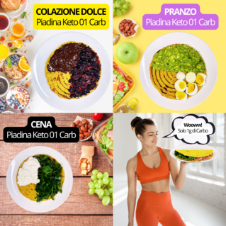 Piadina Keto&Fit 01 Carb