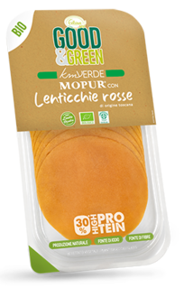 Good&Green Mopur® Special Edition- KmVERDE con lenticchie rosse