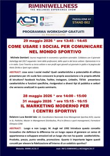 FREE WORKSHOP WITH MANDATORY RESERVATION
