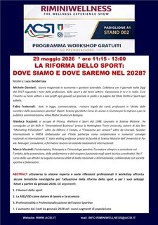 FREE WORKSHOP WITH MANDATORY RESERVATION