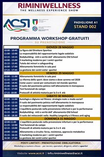 FREE WORKSHOP PROGRAM