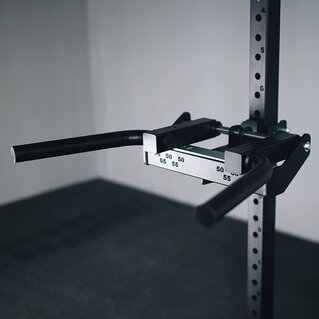 Adjustable dips attachment