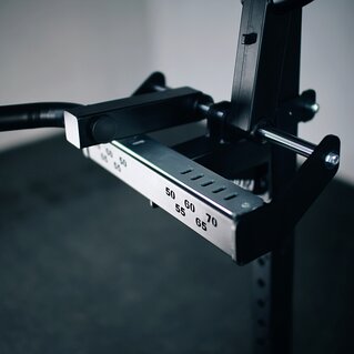 Adjustable dips attachment