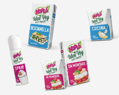 Hoplà Idee Veg | Plant-based alternatives to whipping and cooking creams