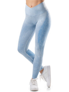 Leggings V incrociata - pancia piatta e scrunch